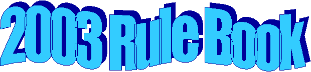 2003 Rule Book